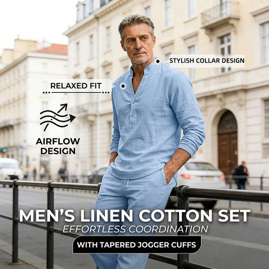 Completo casual da uomo composto da maglia e pantaloni, due pezzi.