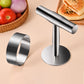Stampo rotondo per hamburger con pressa per bistecche