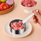 Stampo rotondo per hamburger con pressa per bistecche