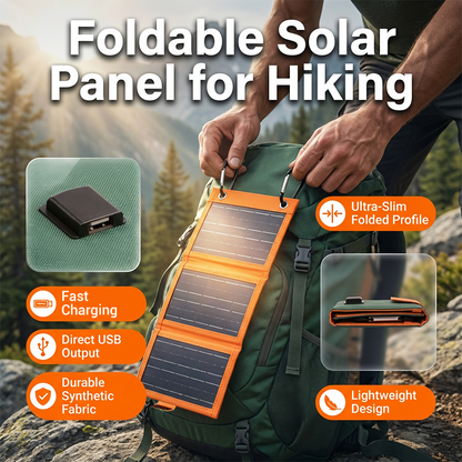 Pannello Solare Portatile con Ricarica USB