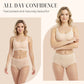 Reggiseno senza cuciture con effetto push-up e sostegno per donna