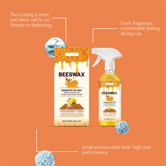 Spray all-in-one alla cera d'api per il trattamento e la lucidatura del legno