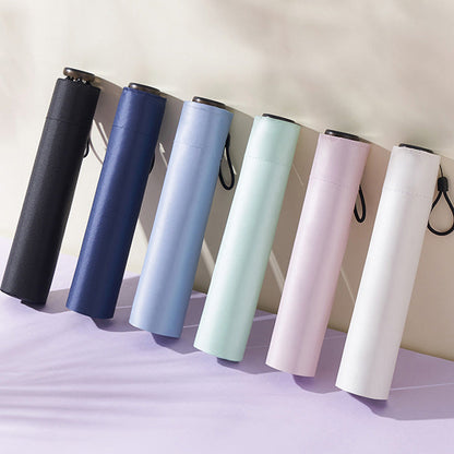 ☂️ Ombrello parasole ultraleggero in fibra di carbonio | 🚶 Per gli spostamenti quotidiani, i viaggi e le attività all’aperto – 103 g, chiuso 20 cm | UPF 50+, blocca il 99,9% dei raggi UV | Isolamento termico e raffreddamento