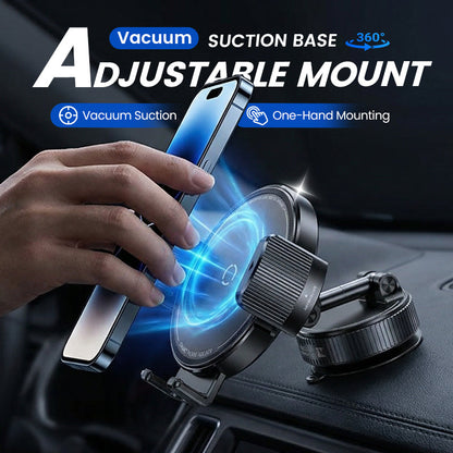 📢📢 50% DI SCONTO ORA! ⏰ Supporto Auto Magnetico con Ventosa – Magneti N55, Rotazione 1080° & Montaggio Rapido – Perfetto per una Guida Sicura 🔧✨