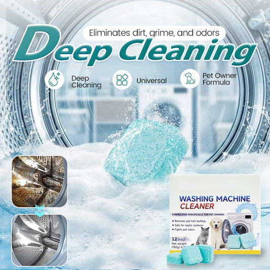 🧺🧼 Compresse per la pulizia e il rinfresco della lavatrice – elimina cattivi odori e residui di calcare! ✨💧