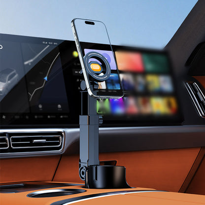 🧲 | Supporto magnetico a 360° per portabicchieri 🚗 | Si aggancia in un secondo ⚡ | Guida a mani libere 🛣️