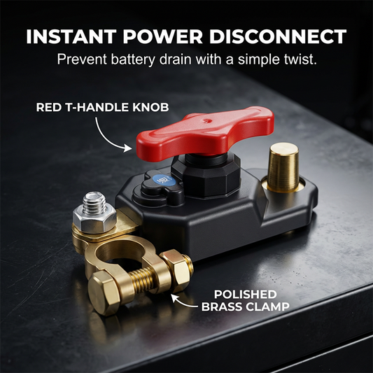 Interruttore rotativo universale di disconnessione della batteria