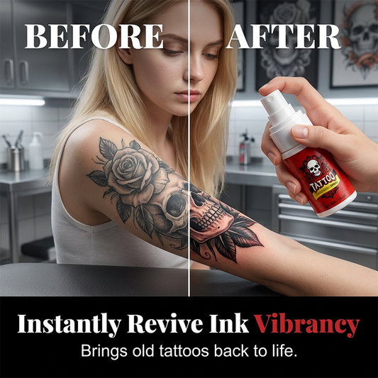Spray idratante per la cura del tatuaggio