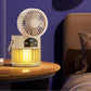 Ventilatore portatile ricaricabile con luce UV antizanzare