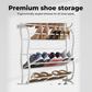 🤯 Hai scarpe ovunque? Questo portascarpe da porta ne tiene fino a 24 paia, senza buchi nel muro! Prova ora! 👟🚪