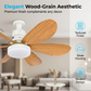Ventilatore da soffitto intelligente 2 in 1 con luce integrata