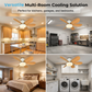 Ventilatore da soffitto intelligente 2 in 1 con luce integrata