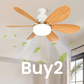 Ventilatore da soffitto intelligente 2 in 1 con luce integrata