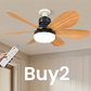 Ventilatore da soffitto intelligente 2 in 1 con luce integrata