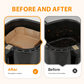 🍟 Sconto del 50%! 📄 Fogli monouso per friggitrice ad aria – Antigoccia, resistenti al calore e facili da usare – Perfetti per friggere in modo sano e senza sporcare 🧑‍🍳