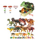🦖🦖Ultimo giorno di saldi: 49% di sconto - Kit giocattolo educativo e divertente sui dinosauri per bambini