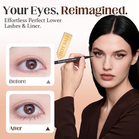 ✨ Eyeliner e timbro per ciglia 2-in-1 impermeabili