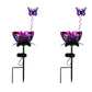 Solar Iron Lotus Garden Stake Light