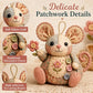 Kit da cucito artigianale con topolino di peluche in stile vintage
