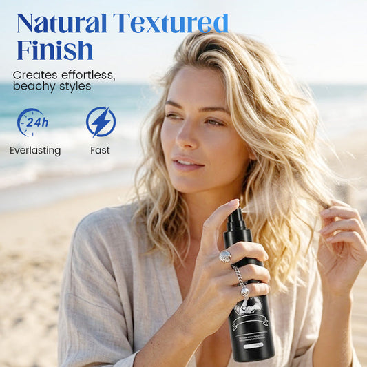 Spray volumizzante al sale marino per un effetto lifting e una texture immediati.