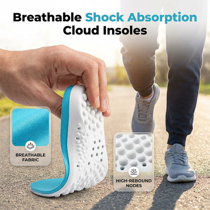 Solette per scarpe traspiranti e ammortizzanti Cloud