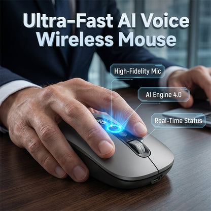 🖱️ OFFERTA A TEMPO LIMITATO -50%! 💥 Mouse wireless AI con comando vocale – 1600 parole/min, hub di traduzione, ergonomico ✨