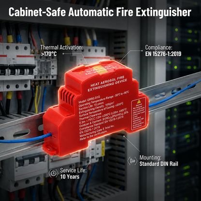 🧯🌡️ Estintore automatico termico – attivazione a contatto con il calore – Sicurezza garantita in cucina e in auto! 🚗🏠