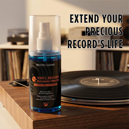 🎵 SCONTO DEL 50% A TEMPO LIMITATO! 💥 Spray antistatico per la pulizia dei dischi in vinile – Rimuove la polvere, senza alcool, facile da nebulizzare ✨