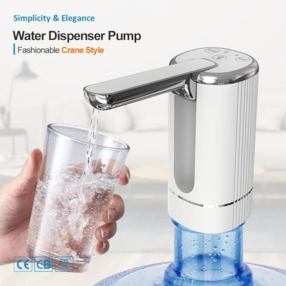 🚰 SCONTO DEL 50% A TEMPO LIMITATO! 💥 Pompa dosatrice automatica – Ricaricabile, beccuccio pieghevole, compatibile con tutti i modelli ✨