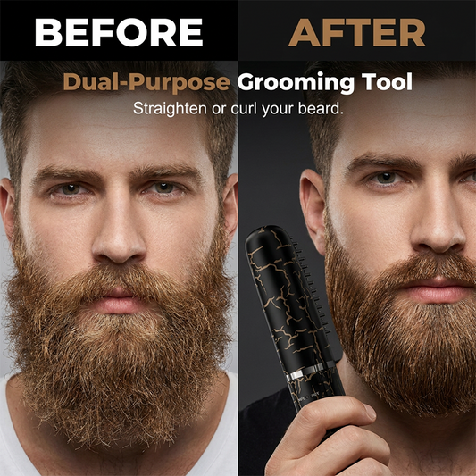 Strumento portatile multifunzionale per lo styling della barba maschile