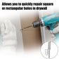 🛠️ CLIP DI RIPARAZIONE PER CARTONGESSO IN ACCIAIO INOSSIDABILE DA 1/2" — Riparazione di toppe murali senza montanti, non è necessario alcun supporto 🔩