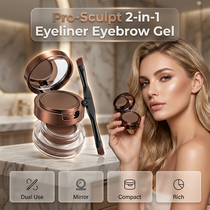 Gel per sopracciglia e eyeliner 2 in 1