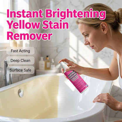 🥳SVENDITA 2026🥳💞OLTRE 50.000 ESEMPLARI VENDUTI!🛁💧 SCONTO DEL 50%! Smacchiatore giallo per vasche da bagno – Ravviva all’istante la plastica e l’acrilico invecchiati. Azione rapida, senza bisogno di strofinare. Riporta la lucentezza di un tempo! ✨🧽