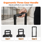 Carrello Pieghevole con Manico Telescopico e Ruote Silenziose
