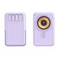 🔋✨ Power Bank Magnetico 10000mAh con Supporto & Cavo – Ricarica Wireless 15W, Cavi Integrati Lightning/Type-C/Micro USB, Supporto Pieghevole – 4 Colori