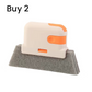 🔥Vendita Calda 50% SCONTO🔥 Smettila di Pulire le Guide delle Finestre con le Unghie! Strumento 3-in-1 per Pulizia Guide Finestre – Spazzola + Raschietto + Pad Abrasivo, Raggiunge Dove le Dita Non Arrivano