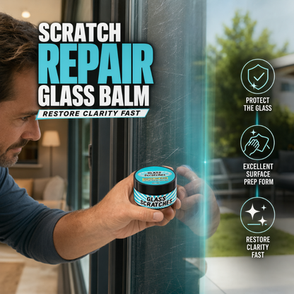🔧✨ Pasta riparatrice per graffi su vetro e cristalli – rimuove i graffi da qualsiasi superficie in vetro! 🛠️🚗🏠