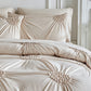 📢📢Sconto del 50%!! ⏰🎁 Elegante set di biancheria da letto con raffinato motivo a pieghe: comfort di classe per la tua camera da letto🛏️✨