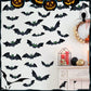 🦇 Sconto del 50% 🎃 Set di adesivi decorativi 3D a forma di pipistrello per Halloween