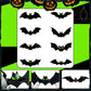🦇 Sconto del 50% 🎃 Set di adesivi decorativi 3D a forma di pipistrello per Halloween