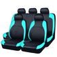 Set di coprisedili auto universali in ecopelle da 9 pezzi