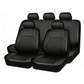 Set di coprisedili auto universali in ecopelle da 9 pezzi