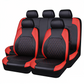Set di coprisedili auto universali in ecopelle da 9 pezzi