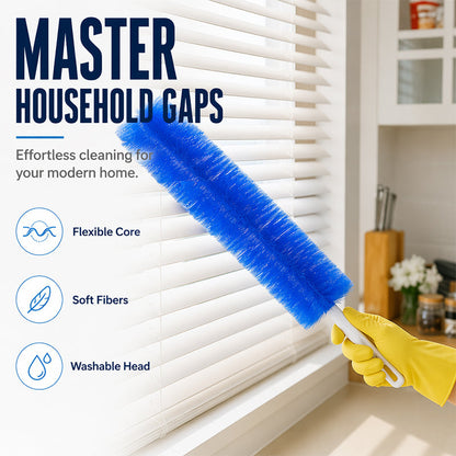 🧹🌀 Sconto del 50%! ✨Spazzola multifunzionale flessibile per la pulizia del ventilatore: raggiunge i punti più difficili, è pieghevole e di lunga durata.