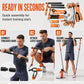 Kit di barra Pilates portatile con 6 fasce elastiche di resistenza