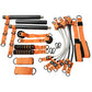 Kit di barra Pilates portatile con 6 fasce elastiche di resistenza