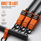 Kit di barra Pilates portatile con 6 fasce elastiche di resistenza