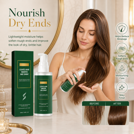 🥳IL MIGLIOR PRODOTTO DEL 2026🥳 Olio essenziale per capelli – Idratazione profonda per punte secche, controllo immediato dell'effetto crespo, leggero – Capelli setosi e luminosi! 🌟💧