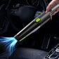 ⏰50% DI SCONTO⏰ Aspirapolvere portatile senza fili per auto – Aspirazione da 6 kPa, 2 velocità regolabili, luce LED, design con svuotamento facilitato – Include base di appoggio! 🔋