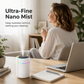 Mini umidificatore d'aria USB con luce colorata per camera da letto e auto